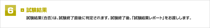6 試験結果
